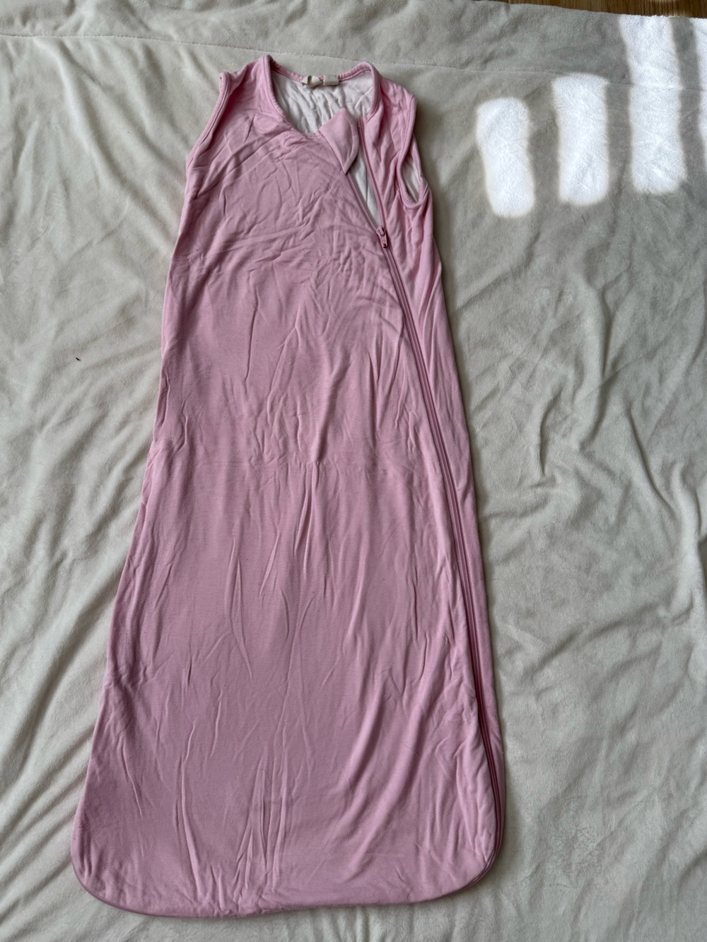 Kyte Baby Pink Sleeveless Zippered Baby Sleep Sack 0.5. Tog